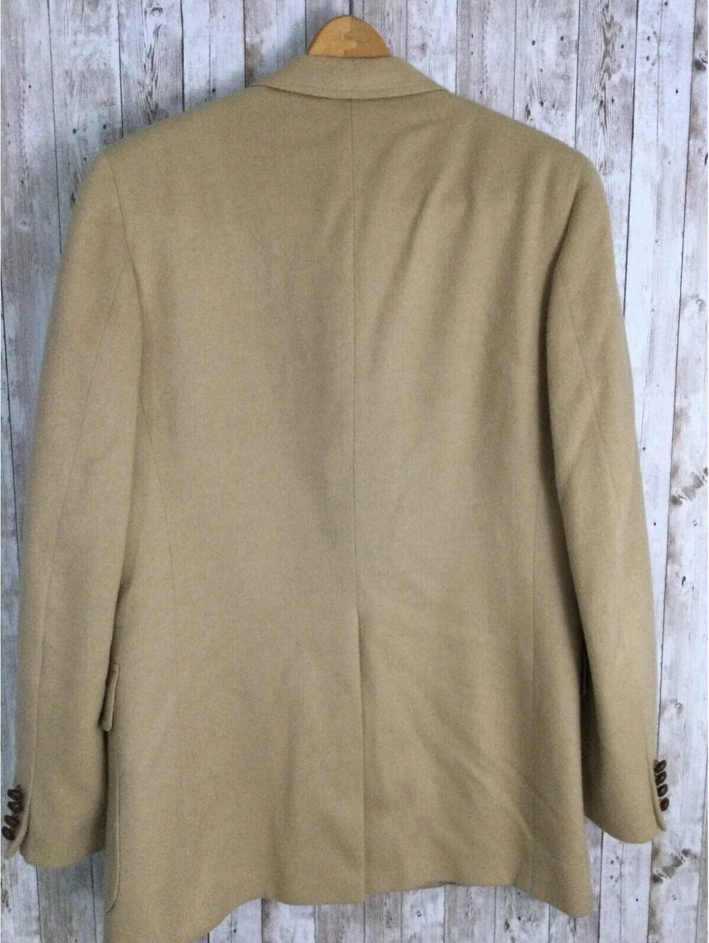 Vintage Chaps Ralph Lauren Blazer Camel Hair Mens Size 42 Union made USA